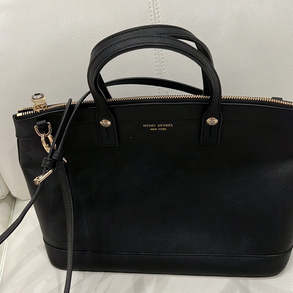 Black Henri Bendel bag (worn with l💓ve ) - Picture 4 of 8